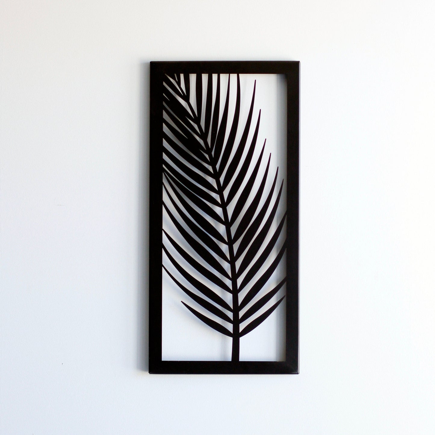 Metal Palm Leaf Wall Decor