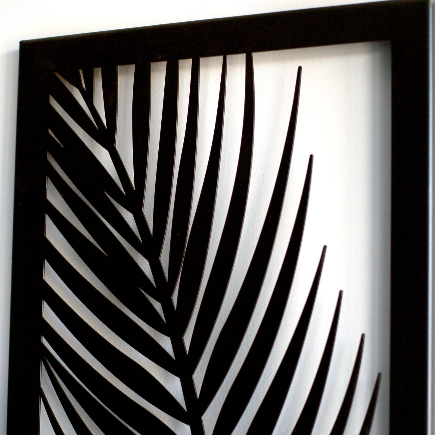 Metal Palm Leaf Wall Decor