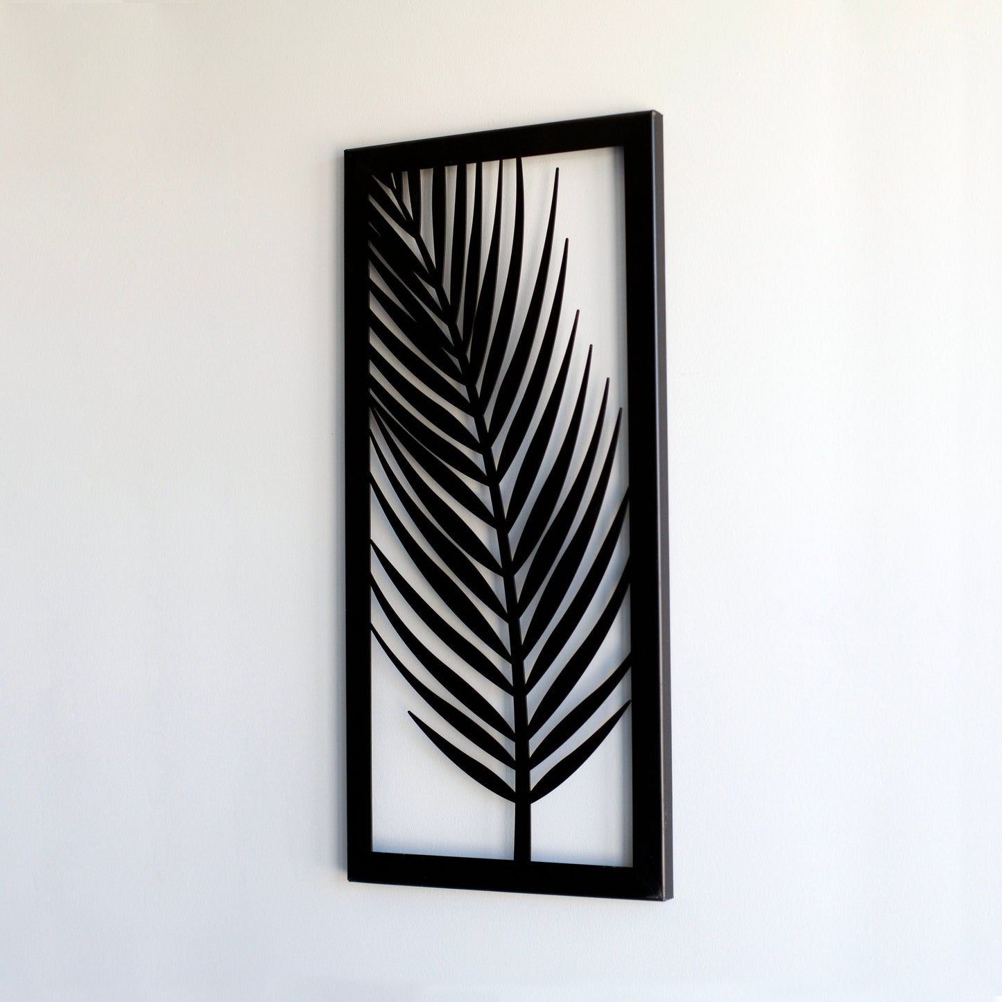 Metal Palm Leaf Wall Decor
