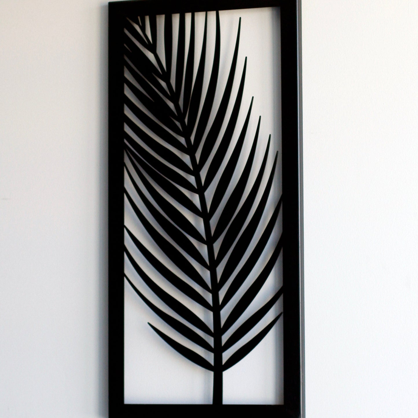 Metal Palm Leaf Wall Decor