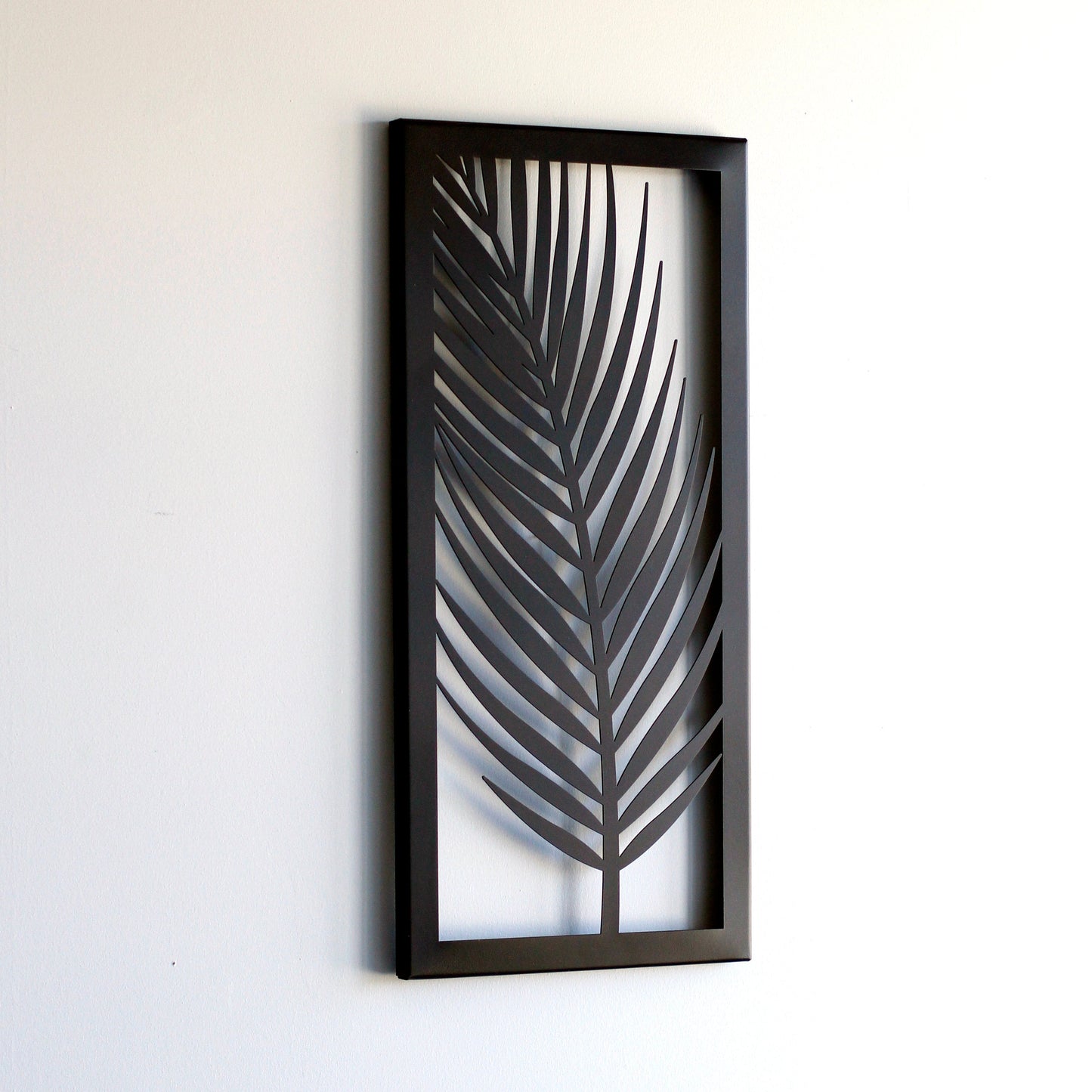 Metal Palm Leaf Wall Decor