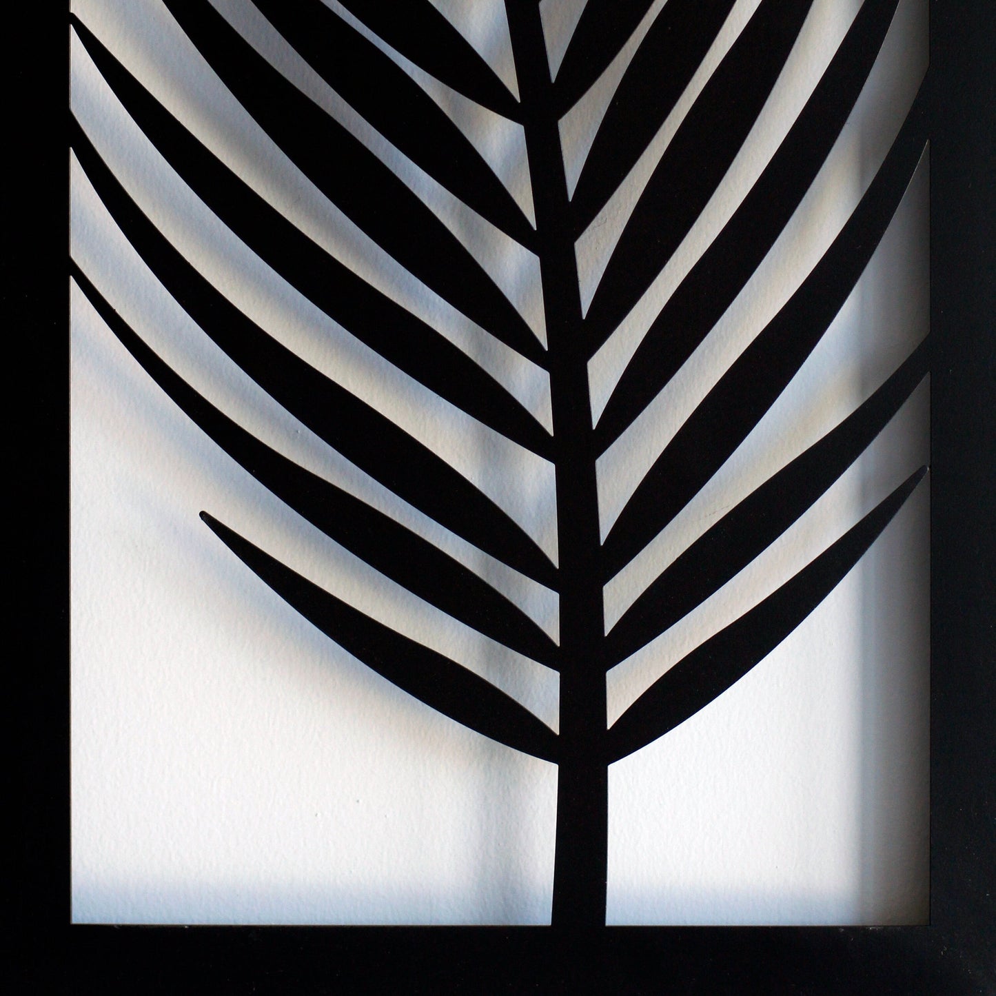 Metal Palm Leaf Wall Decor