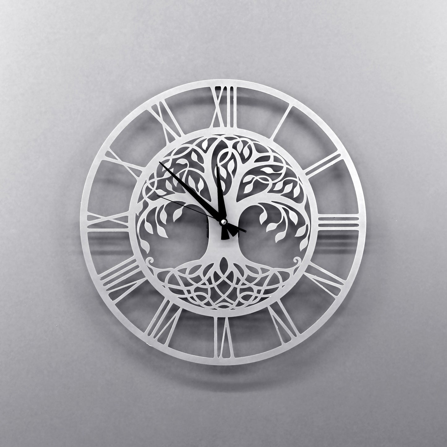 Tree of Life Wall Clock Metal Clock Wall Decor