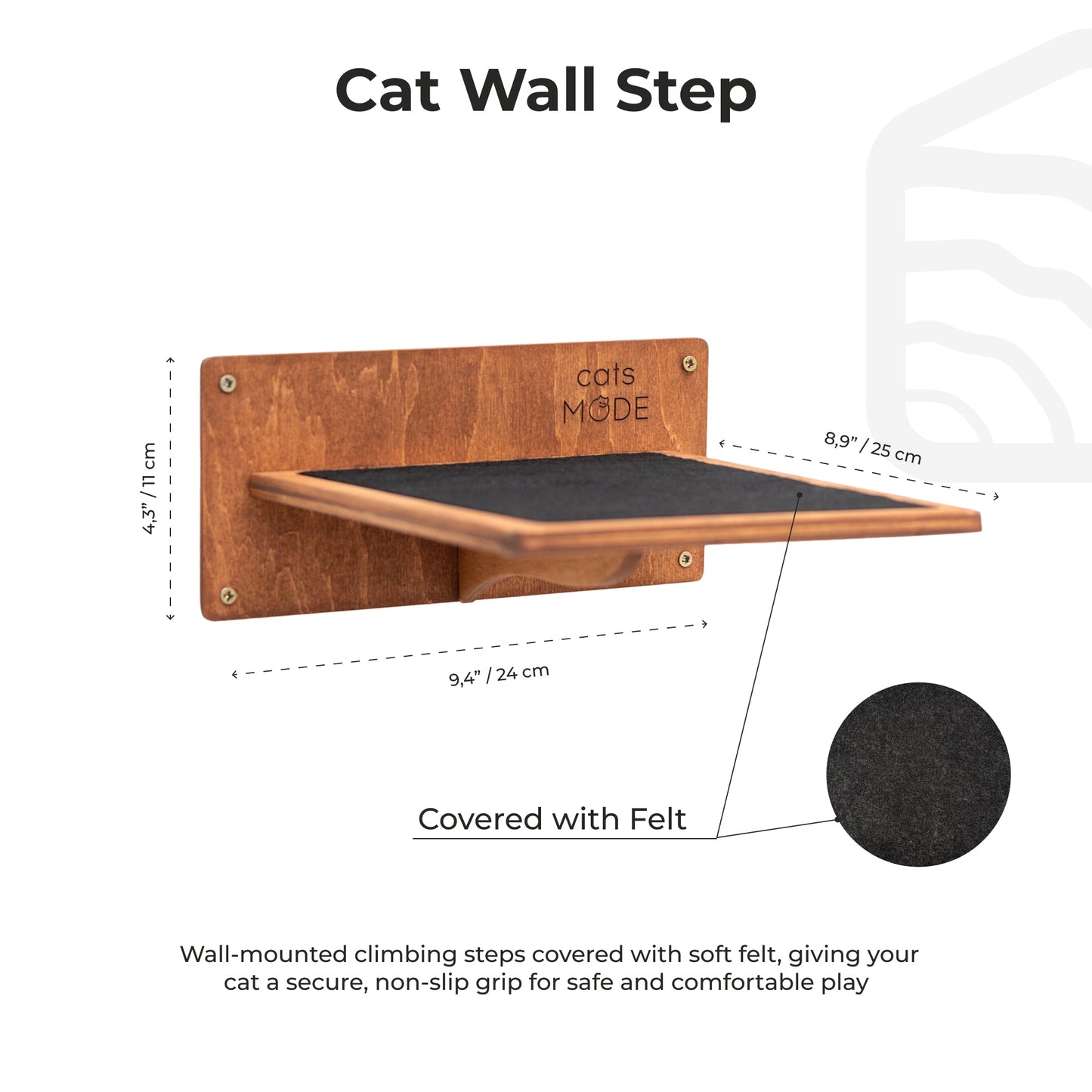 Wooden Decagon Platform - Oak