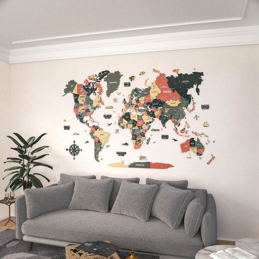 Uncover the Magic of Wooden World Maps