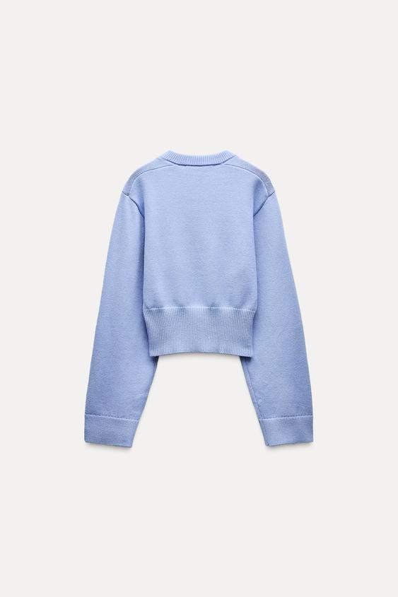 CELINE | CROPPED KNIT SWEATER