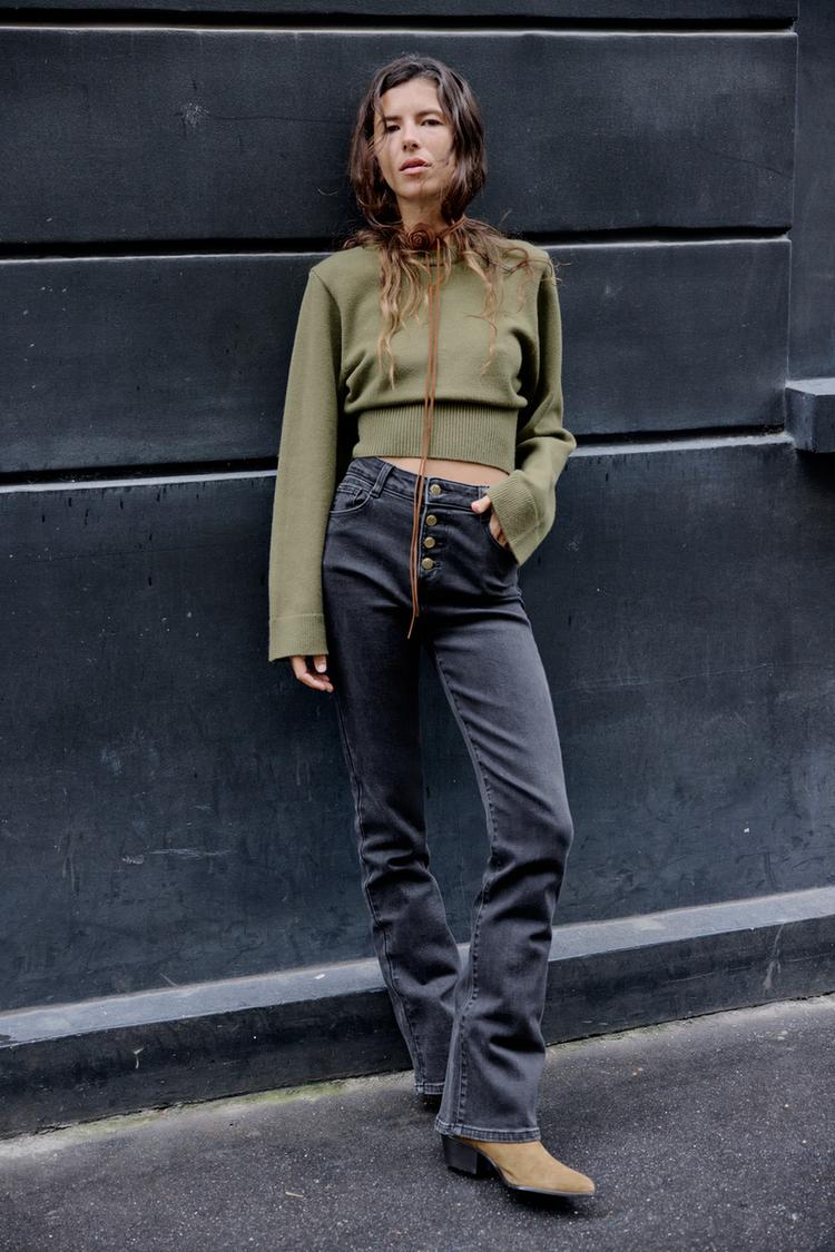 CELINE | CROPPED KNIT SWEATER