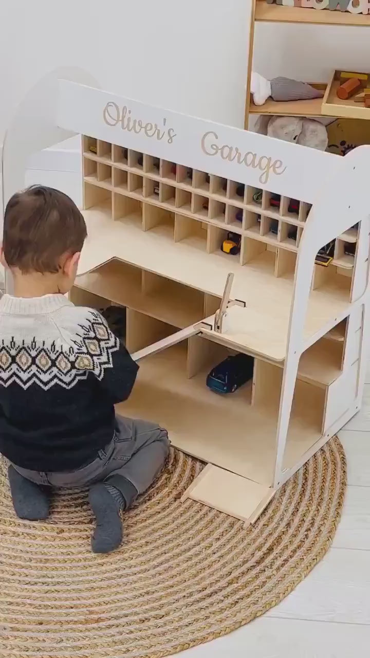 Toy Car Garage Storage