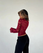 LARA | LONGSLEEVE LACE TOP