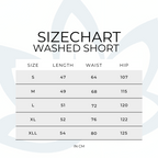 UMBER - WASHED SHORTS