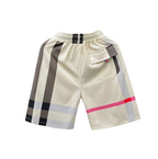 CHEQUERED - SHORTS CREAM