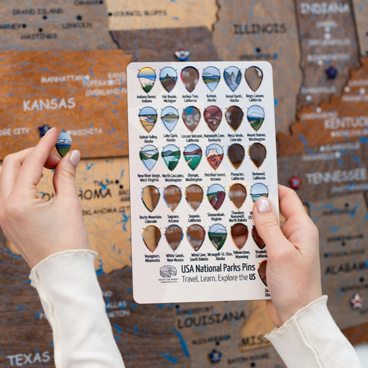 National Parks Sticky Pins