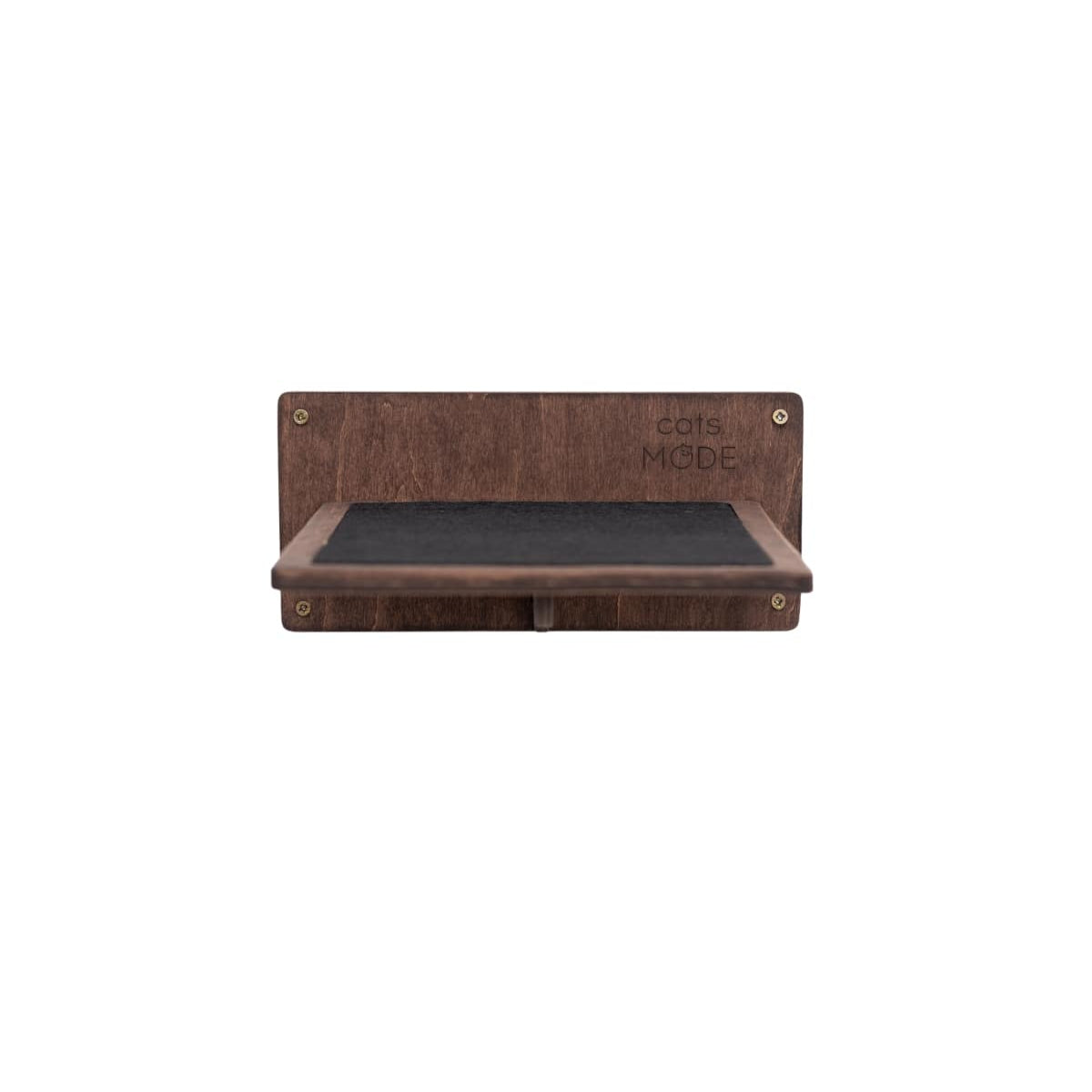Wooden Decagon Platform - Dark Walnut
