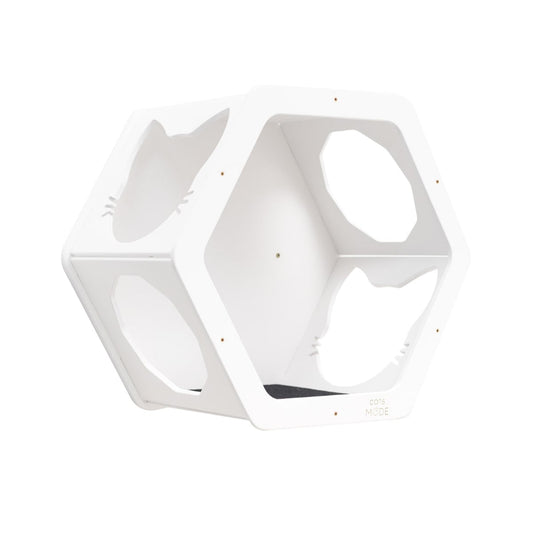 Cat Climbing Wall Shelves White