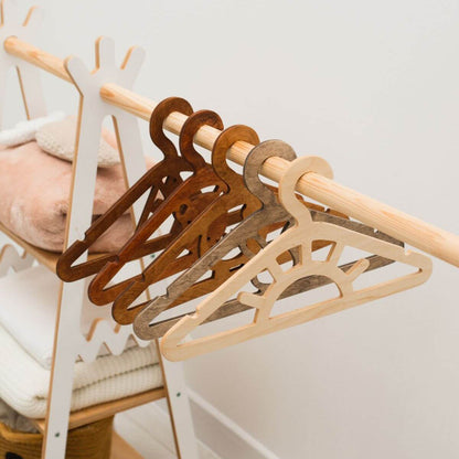 Pack of 10 Kid's Wooden Hangers