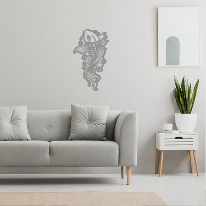 Koi Fish Decor - Koi Fish Metal Wall Decor