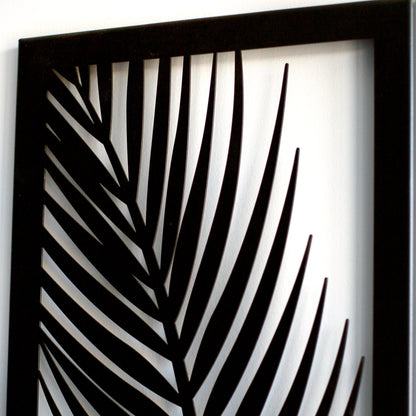 Metal Palm Leaf Wall Decor