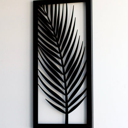 Metal Palm Leaf Wall Decor