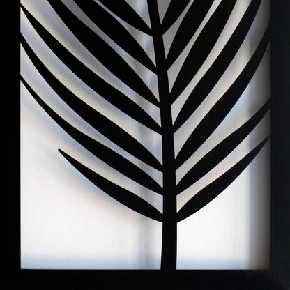 Metal Palm Leaf Wall Decor