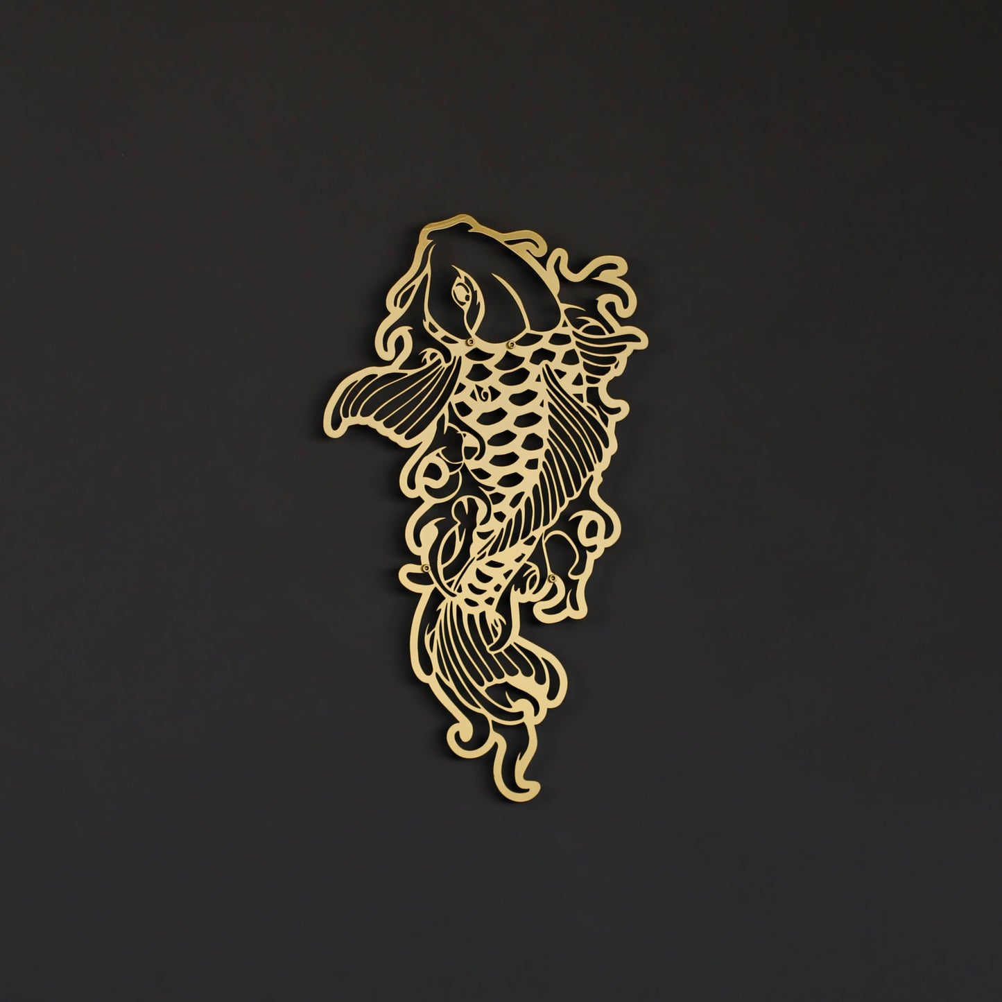 Koi Fish Decor - Koi Fish Metal Wall Decor