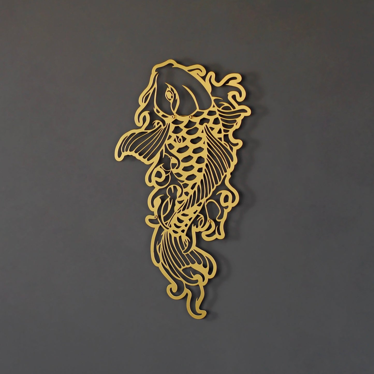 Koi Fish Decor - Koi Fish Metal Wall Decor