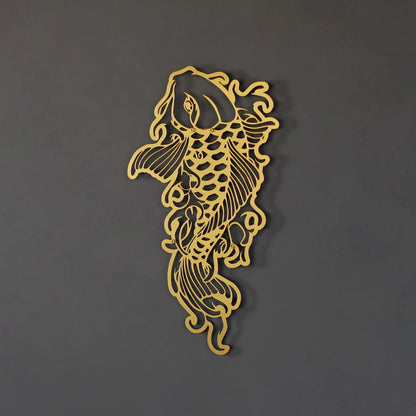 Koi Fish Decor - Koi Fish Metal Wall Decor
