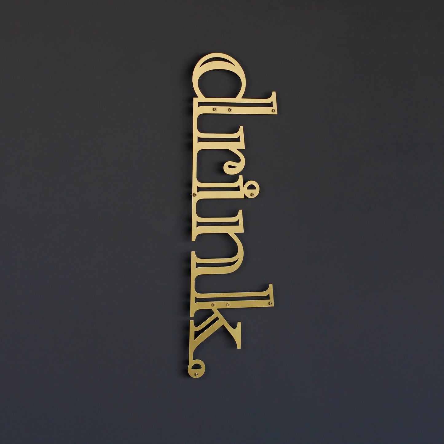 Drink Sign Metal Wall Decor - Drink Wall Art