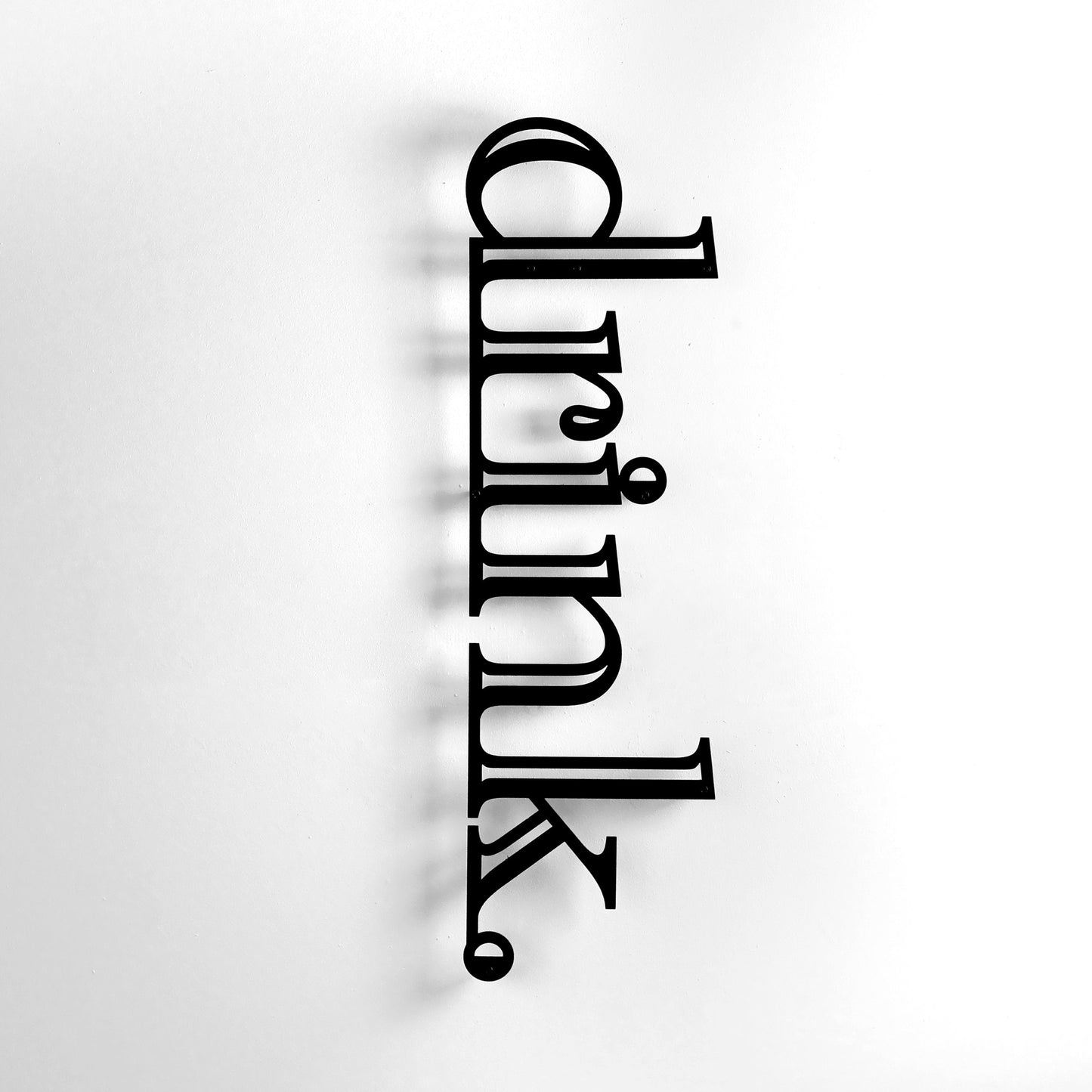 Drink Sign Metal Wall Decor - Drink Wall Art