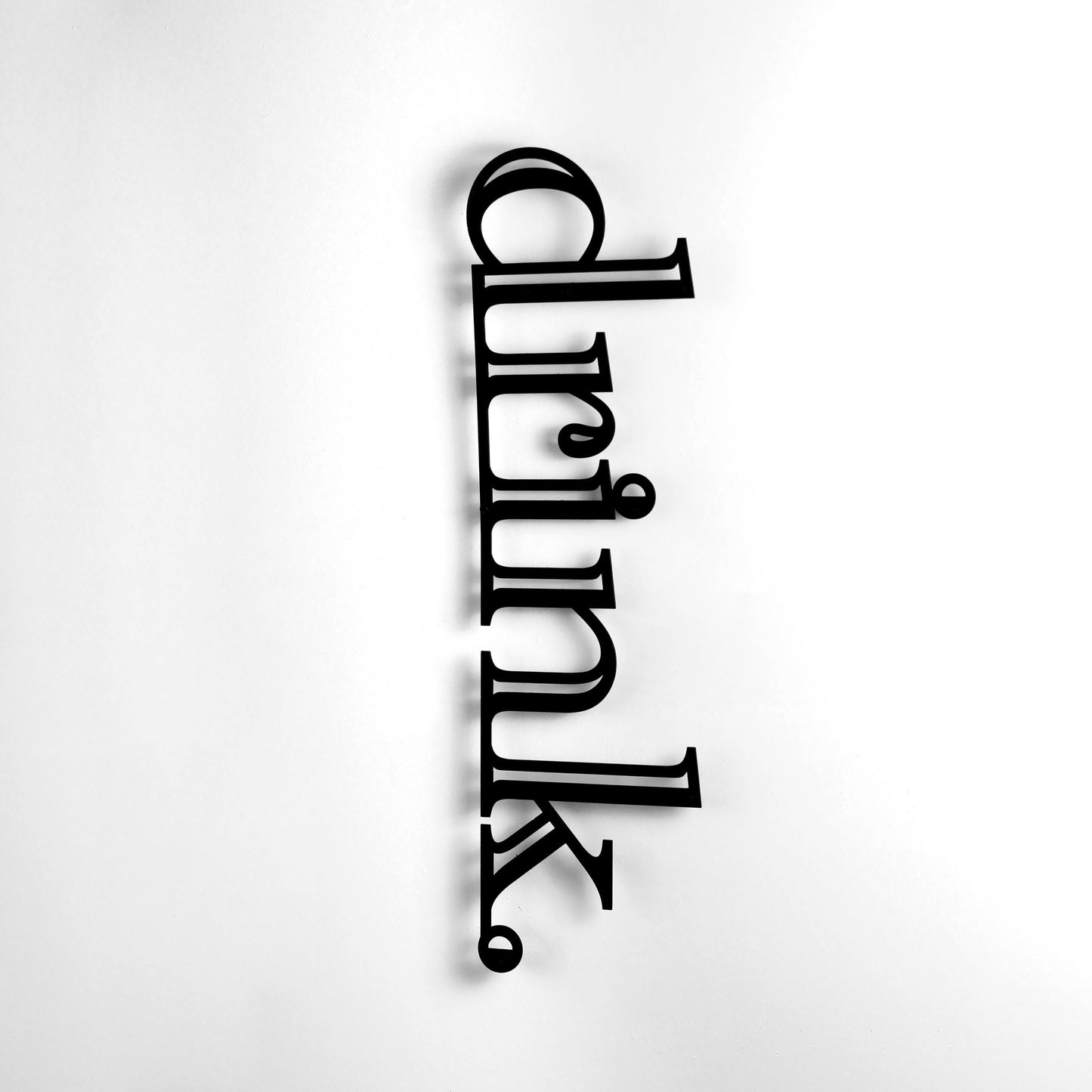 Drink Sign Metal Wall Decor - Drink Wall Art