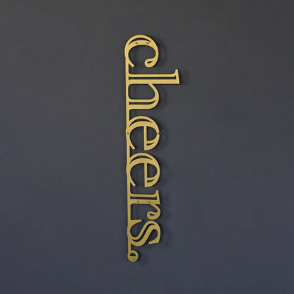 Cheers Wall Art - Cheers Sign Metal Wall Decor