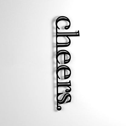 Cheers Wall Art - Cheers Sign Metal Wall Decor