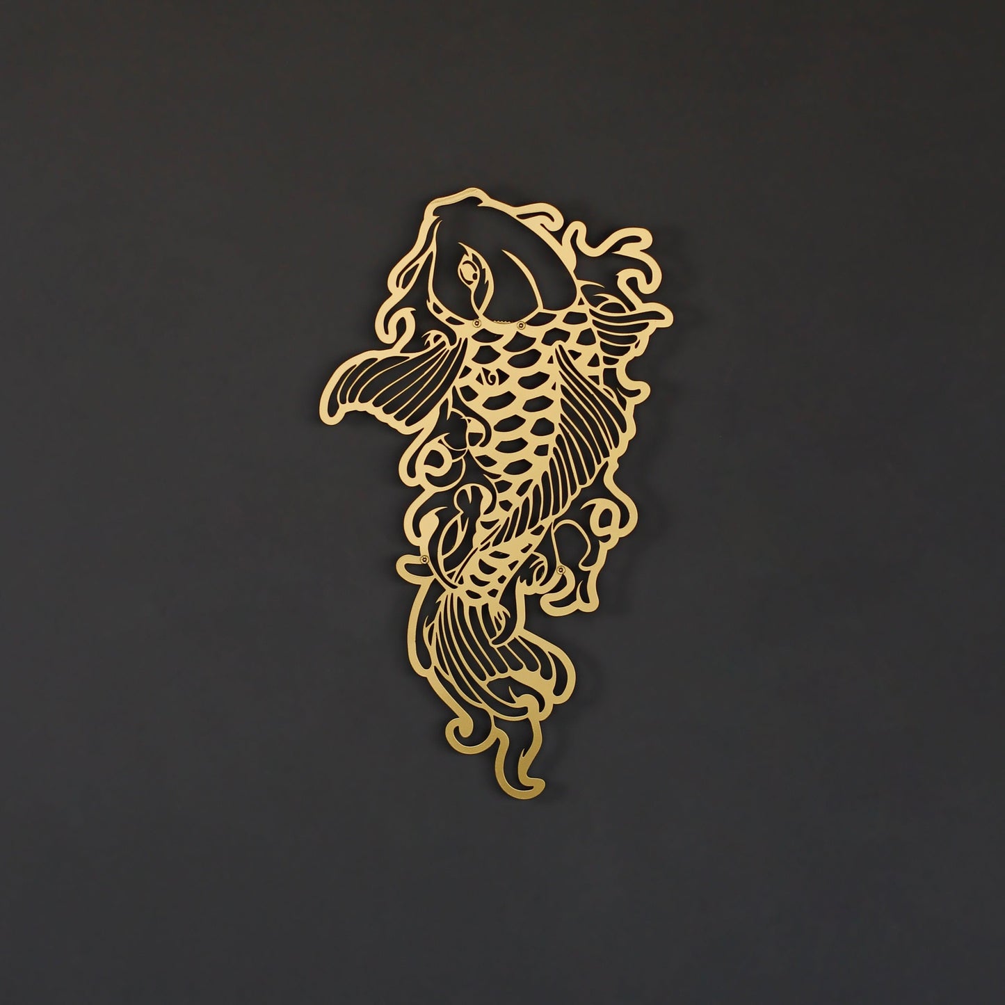 Koi Fish Decor - Koi Fish Metal Wall Decor