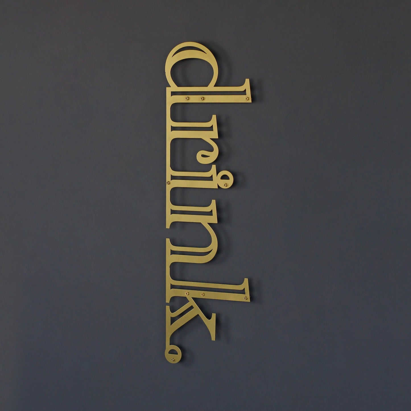 Drink Sign Metal Wall Decor - Drink Wall Art