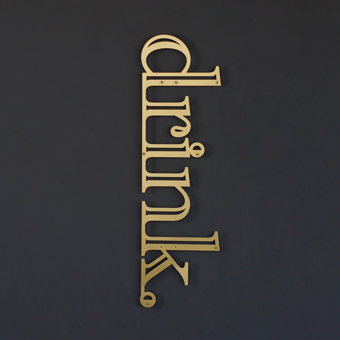 Drink Sign Metal Wall Decor - Drink Wall Art