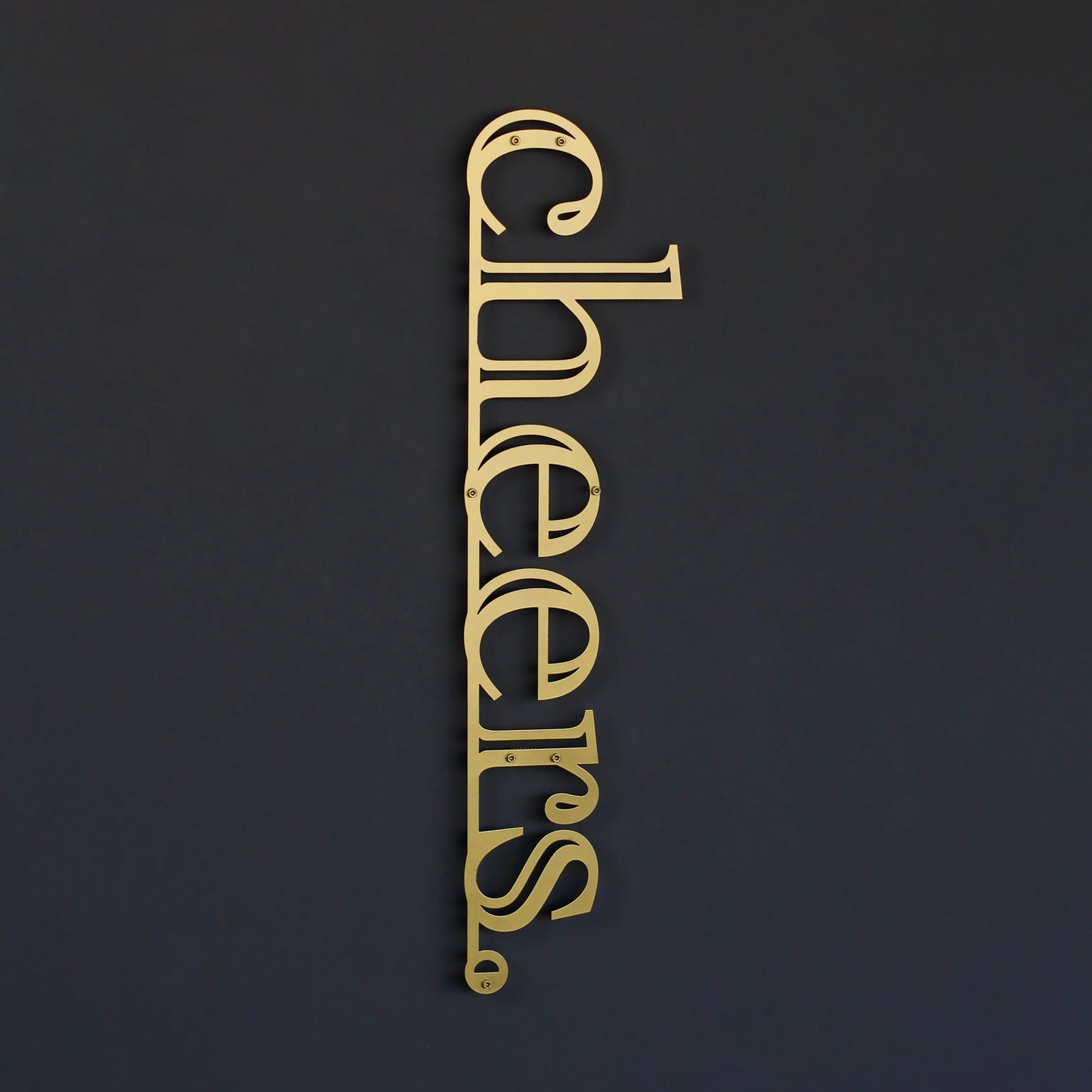 Cheers Wall Art - Cheers Sign Metal Wall Decor