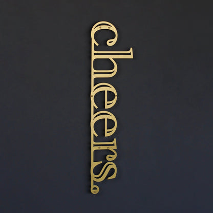 Cheers Wall Art - Cheers Sign Metal Wall Decor