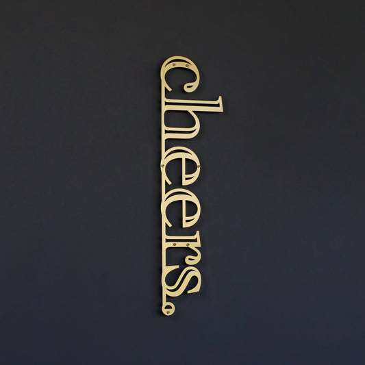 Cheers Wall Art - Cheers Sign Metal Wall Decor