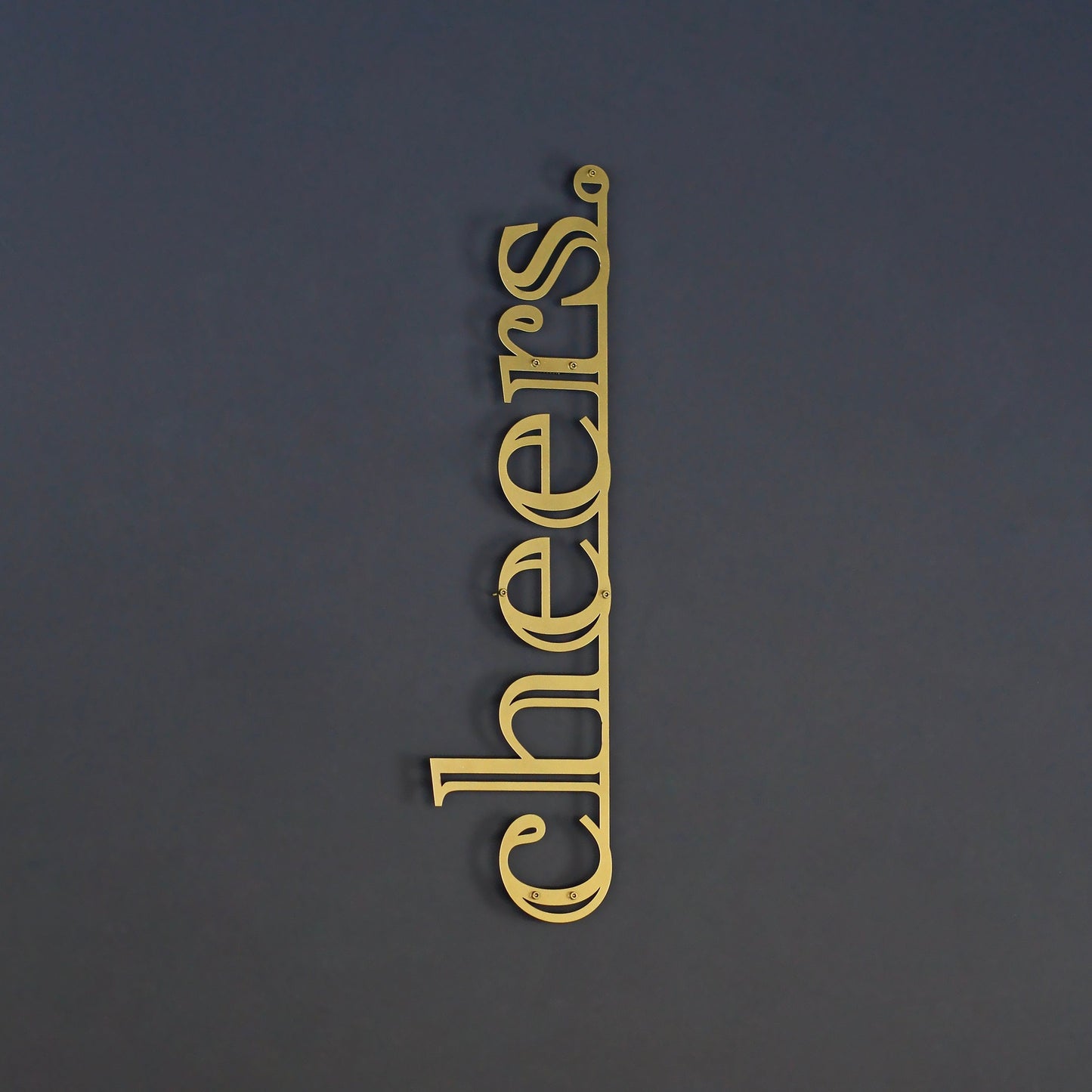 Cheers Wall Art - Cheers Sign Metal Wall Decor