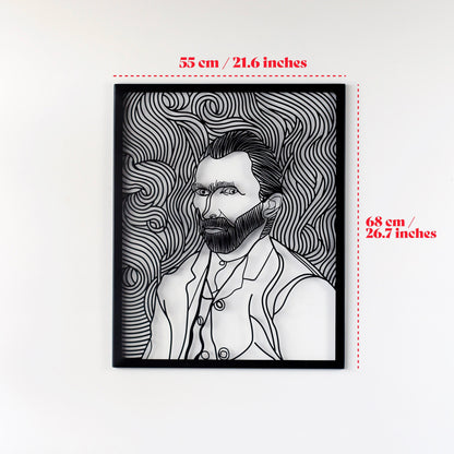 Self Portrait by Van Gogh Metal Wall Decor