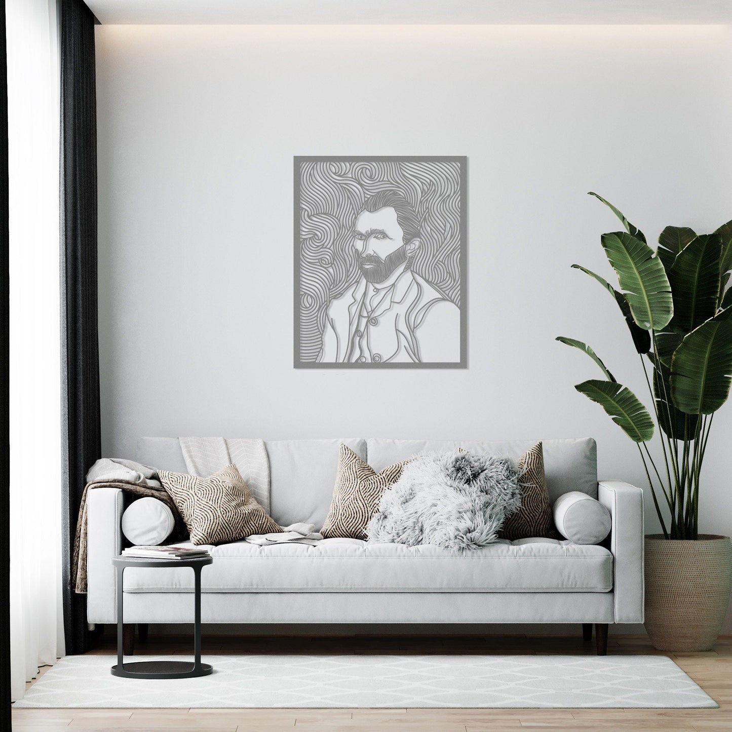 Self Portrait by Van Gogh Metal Wall Decor