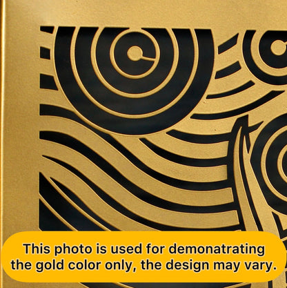 Squares and Circles Metal Wall Decor