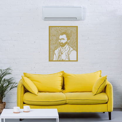 Self Portrait by Van Gogh Metal Wall Decor