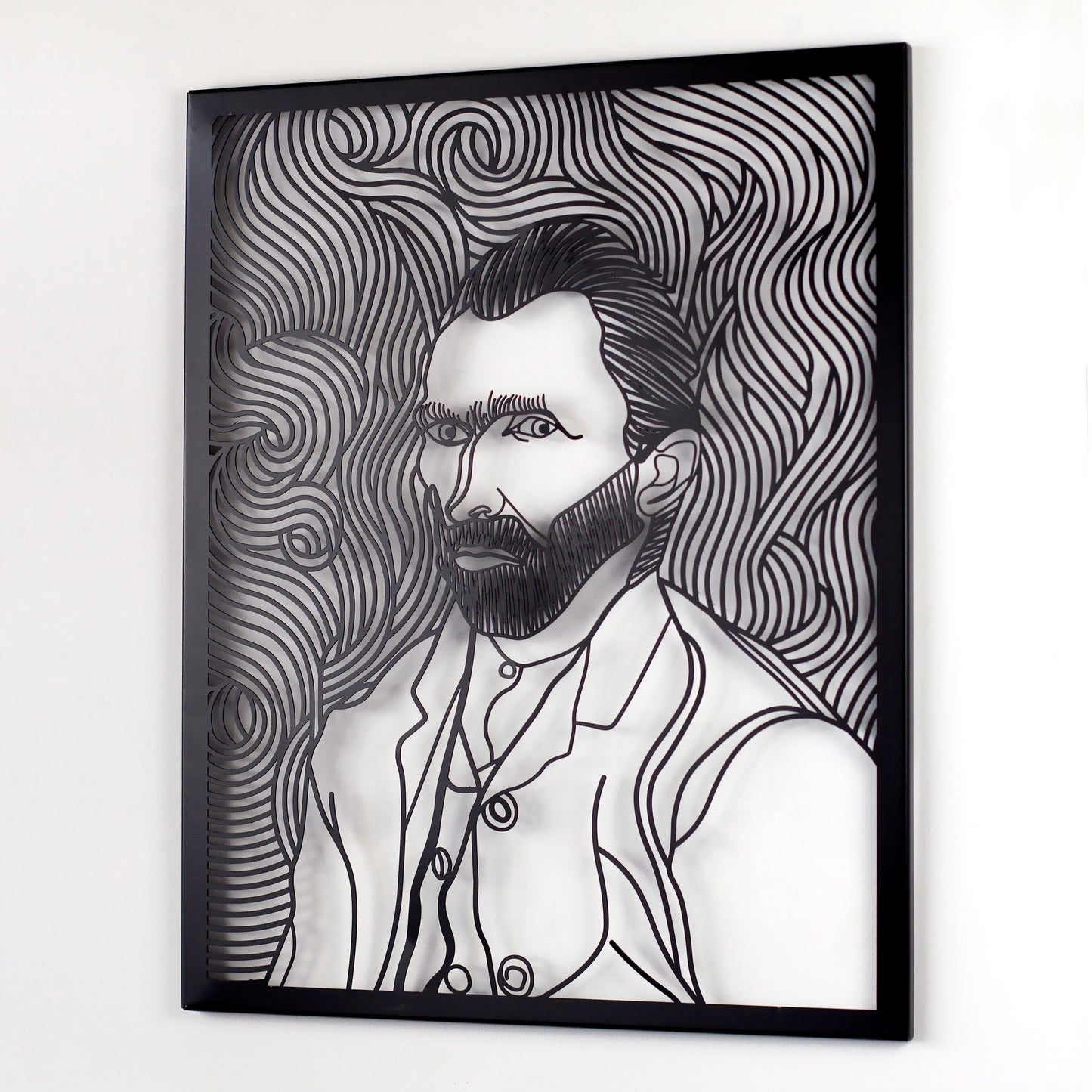 Self Portrait by Van Gogh Metal Wall Decor