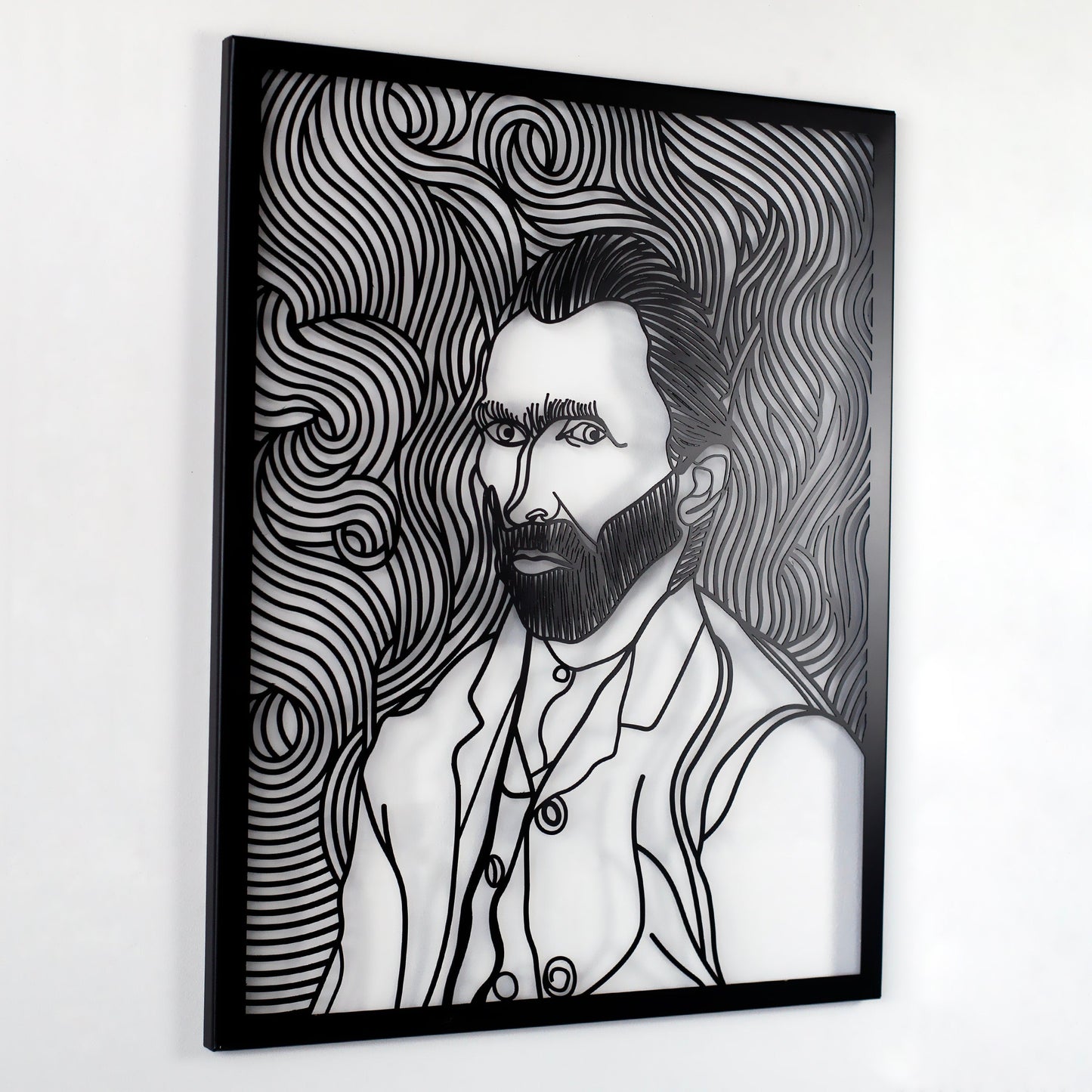 Self Portrait by Van Gogh Metal Wall Decor