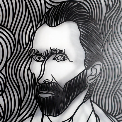 Self Portrait by Van Gogh Metal Wall Decor