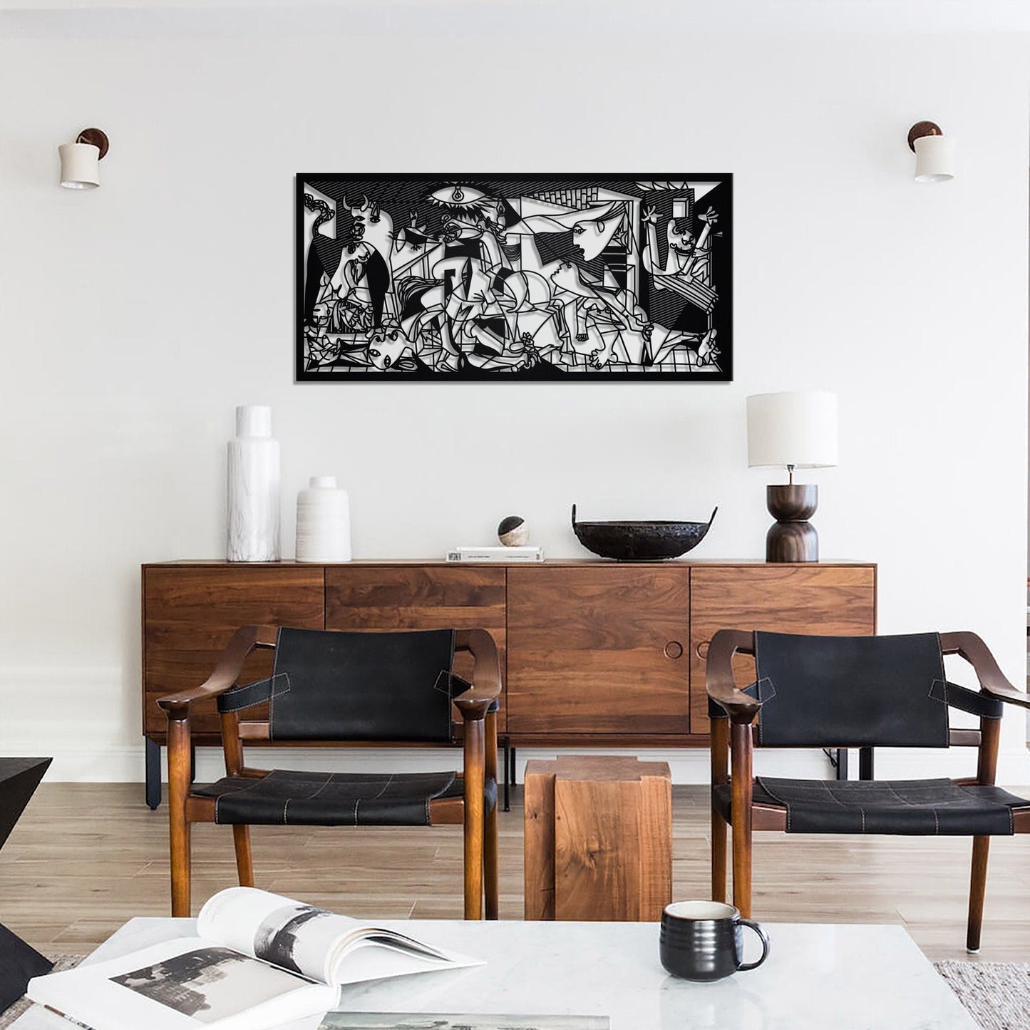 Guernica by Picasso Unique Modern Metal Wall Decor