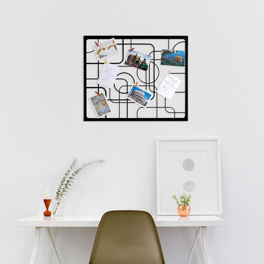 Squares and Circles Metal Wall Decor