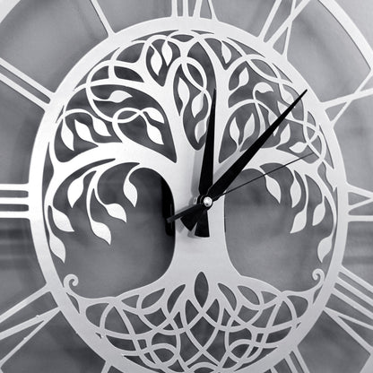 Tree of Life Wall Clock Metal Clock Wall Decor