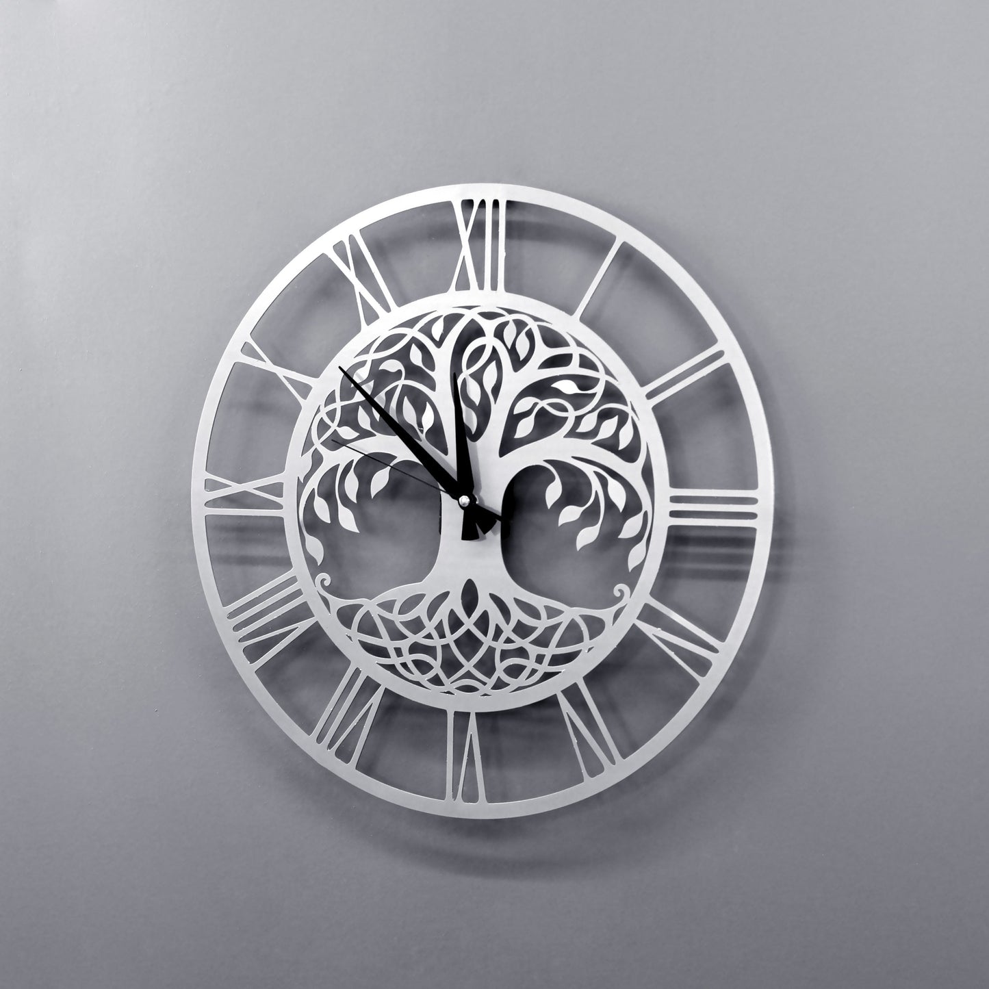 Tree of Life Wall Clock Metal Clock Wall Decor