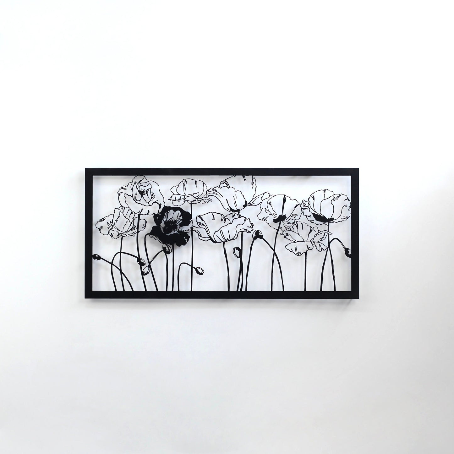 Poppies Wall Art -Metal Wall Decor